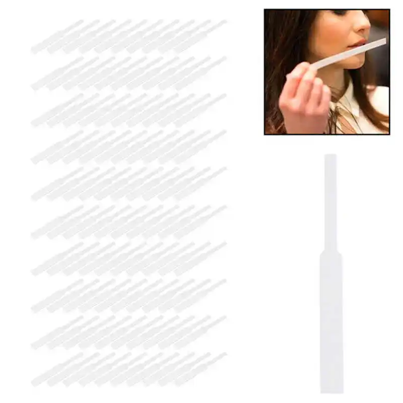

100pcs/set Perfume Test Strips Compact Shape Quick Testing Paper Material Fragrance Tester for Testing Essential Oils