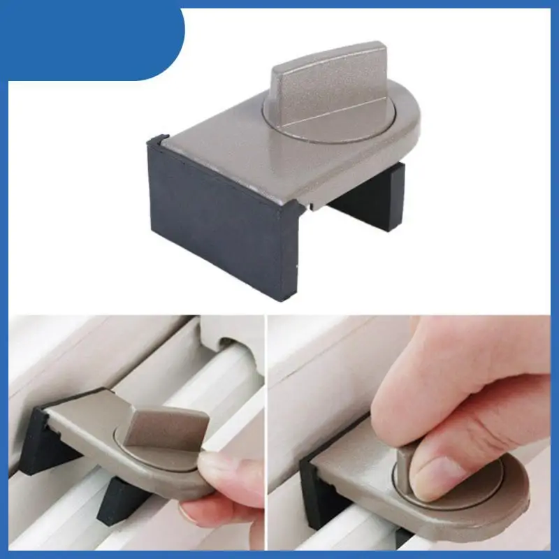 

Adjustable Door Window Lock Stopper Wedge With Rubber Covered For Sliding Window Sliding Sash Stopper Cabinet Locks Dropshipping