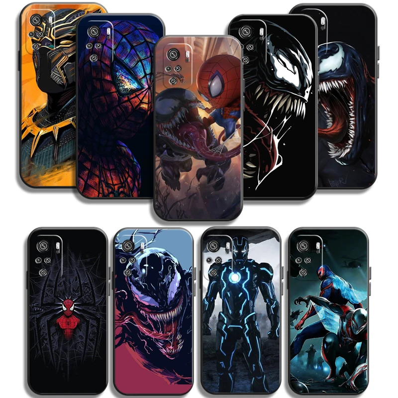 

Marvel Iron Man Phone Cases For Xiaomi Redmi Note 9T 9A 9T 8A 8 2021 7 8 Pro Note 8 9 Coque Funda Soft TPU