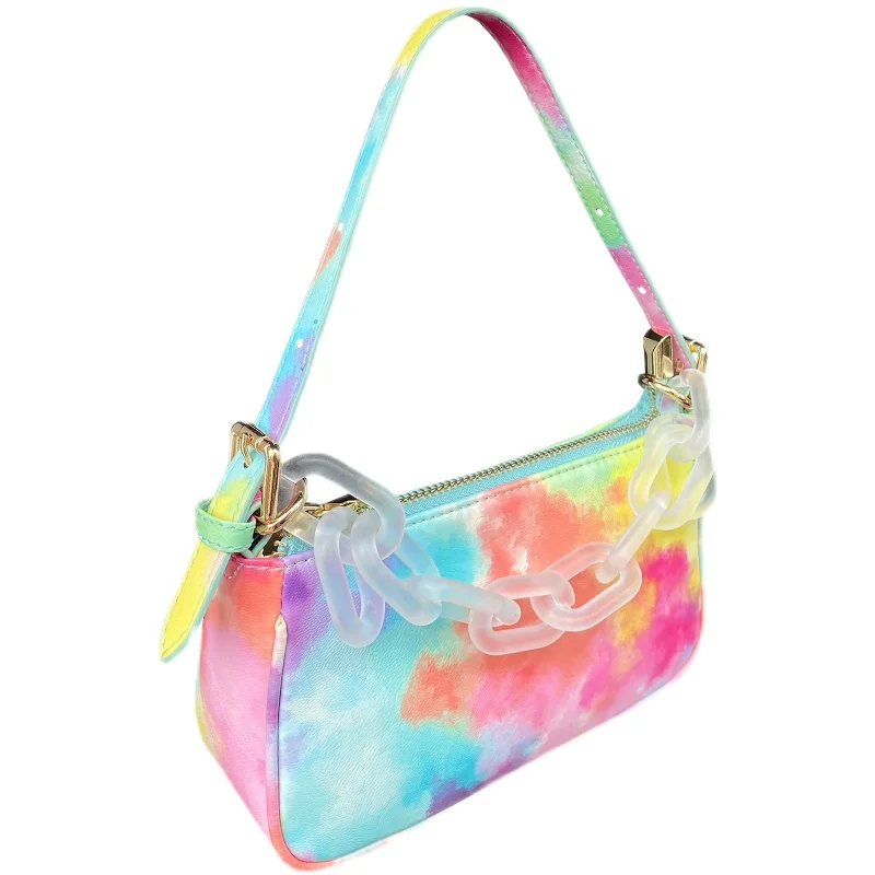 2022 Designer Luxury Sweetheart Girl Colorful Handbags Small Square Armpit  French Shoulder Crossbody Messenger Bag Women's Bag