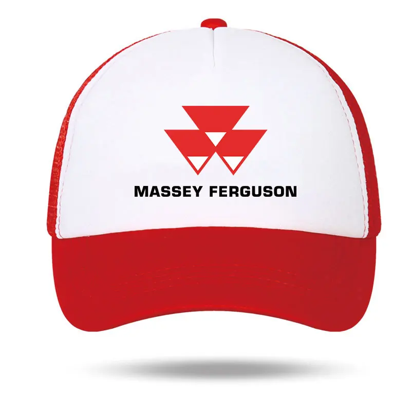 

Summer Massey Ferguson Mesh Baseball Cap Man Outdoor Sun Visor Snapback Hat Unisex Casual Daily Mesh Truck Cap Fisherman Cap