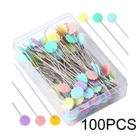 100pcs dressmaking pins embroidery patchwork tools fixed pin button pin patchwork pin home sewing tools diy sewing accessories