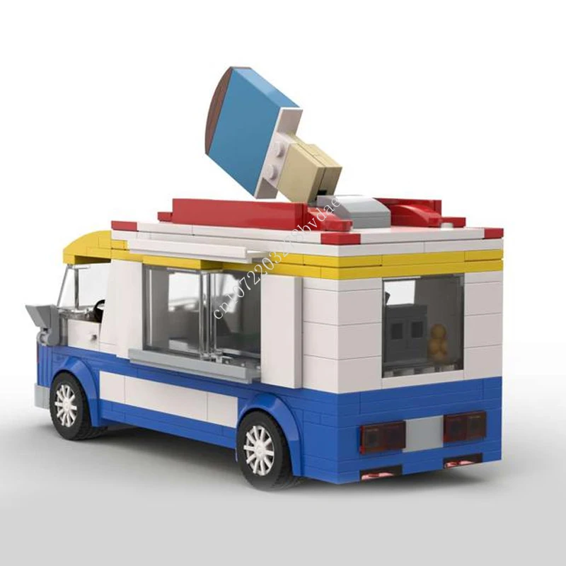 

Конструктор MOC «скоростной грузовик-мороженое», 342 шт.