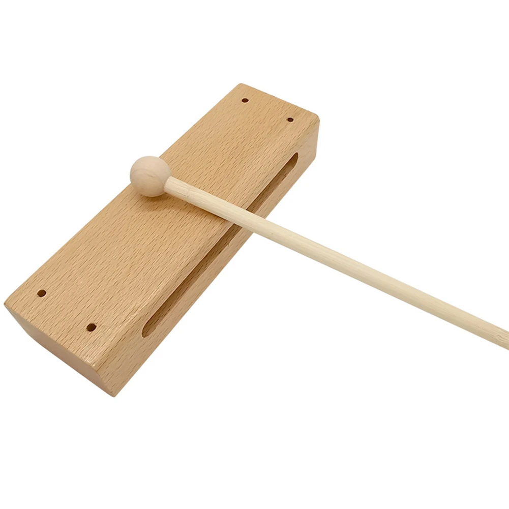 

Brand New High Quality Musical Instruments Drumsticks Mallets 19cm 2pcs Resonator Bells Wood Color Good Touch Feel