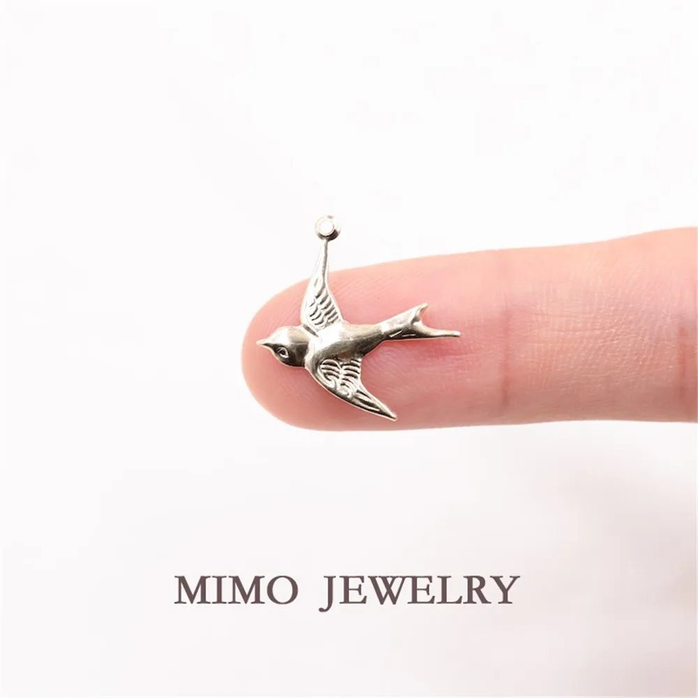 

American 14K Gold Filled swallow pendant bird pendant DIY necklace bracelet accessories