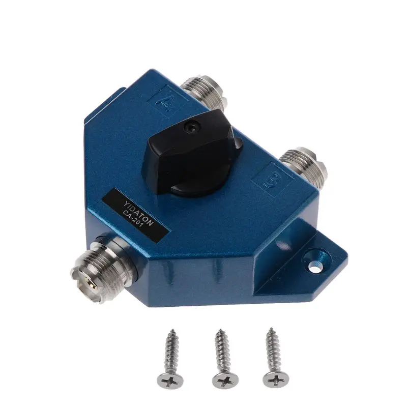 

CA-201 Антенный переключатель UHF ручной антенный гнездовой разъем адаптер конвертер CB