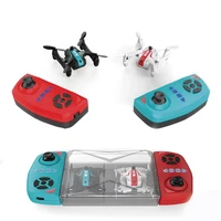 mini folding drone remote control aircraft double battle infrared four axis palm air vehicle children adult toys birthday gift