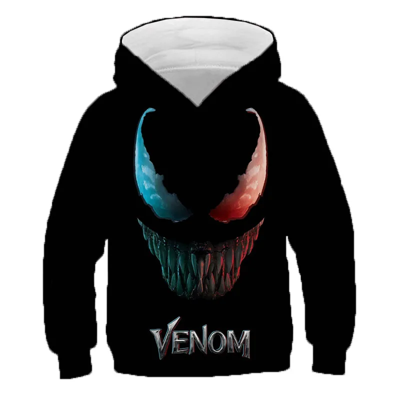

Marvel- Venom Hoodies Men Women Children 3D Print Sweatshirts Boy Girl Kids Tops Long Sleeve Cool Casual Streetwear Pullover