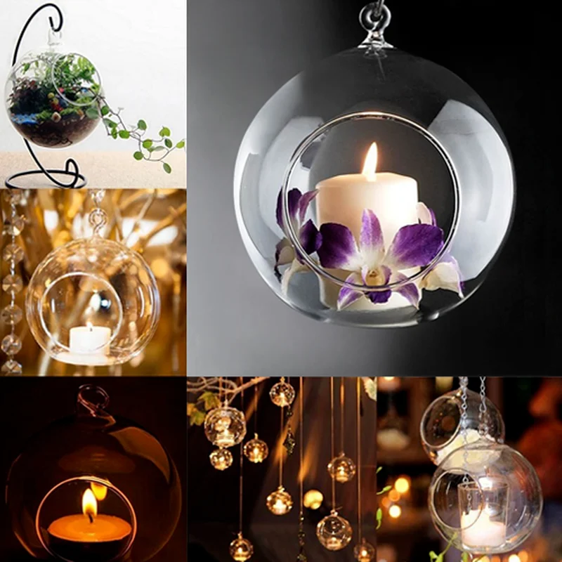 Романтическое изысканное свадебное украшение, хрустальные подсвечники, креативные подсвечники «сделай сам», плоские и круглые подвески Романтическое изысканное свадебное украшение, хрустальные подсвечники, креативные подсвечники «сделай сам», плоские и круглые подвески