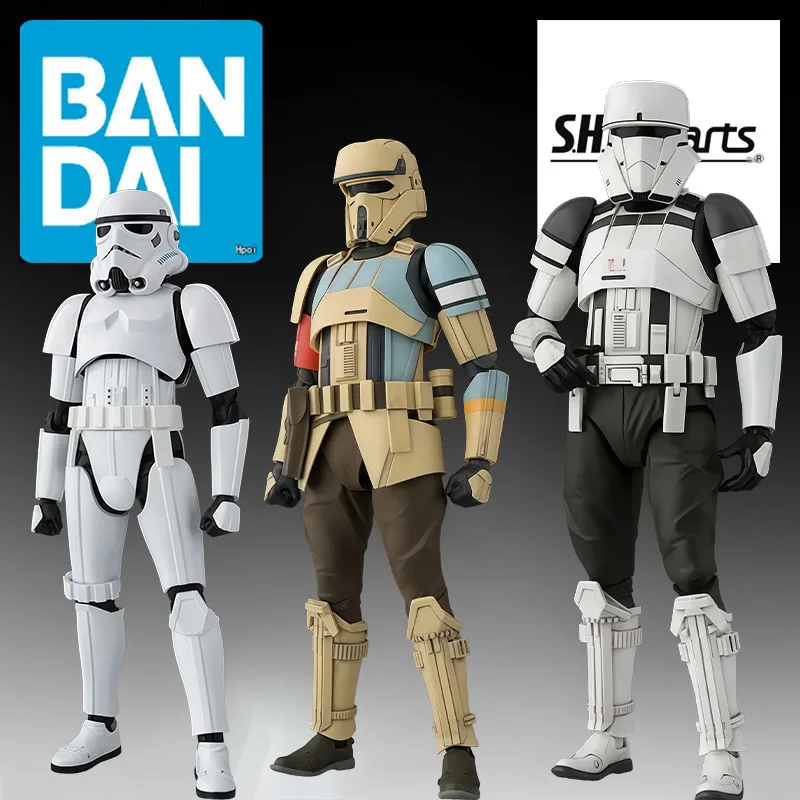 Фото BANDAI S.H.Figuarts Шоретрупер Штурмовик Командир боевого танка Коллекционные подвижные фигурки-модели игрушек №1
