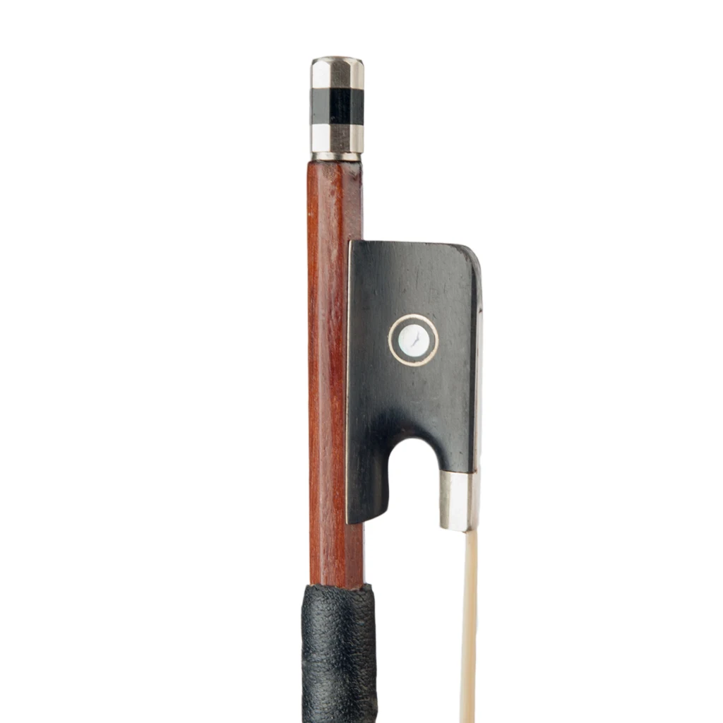 NAOMI 5PCS Brazilwood Bow 16'' Viola Bow Octangonal Stick Natural Mongolia Horsehair Ebony Frog Fast Response