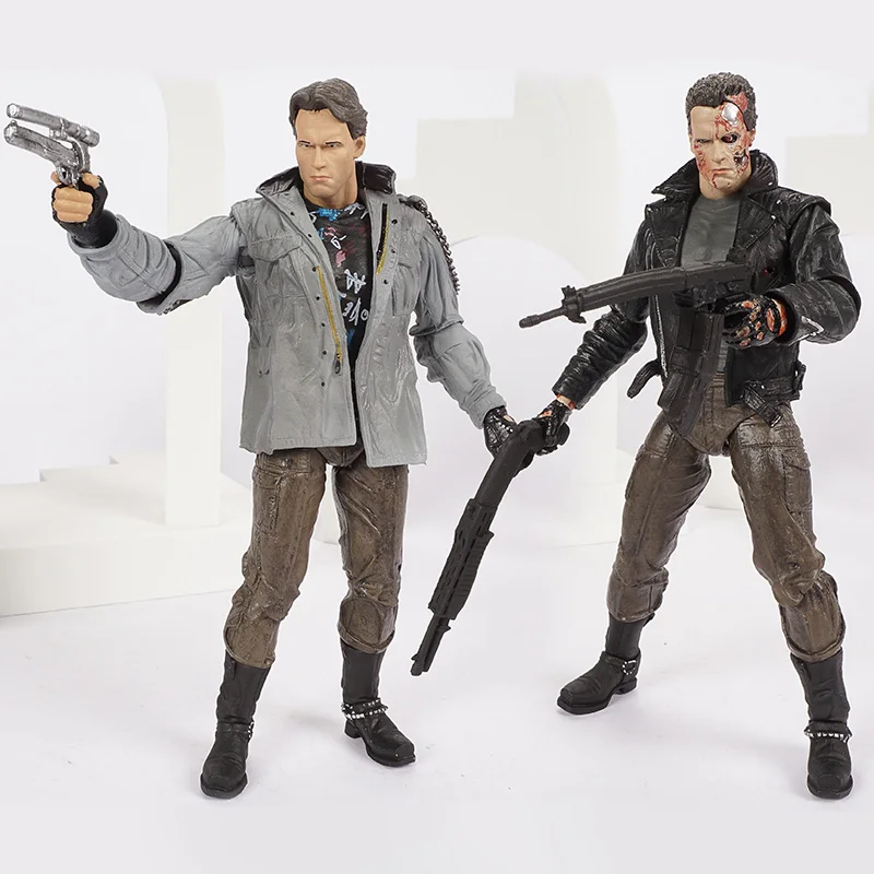 Экшн-фигурка NECA The Terminator Schwarzenegger Коллекционная модель из ПВХ | Игрушки и хобби