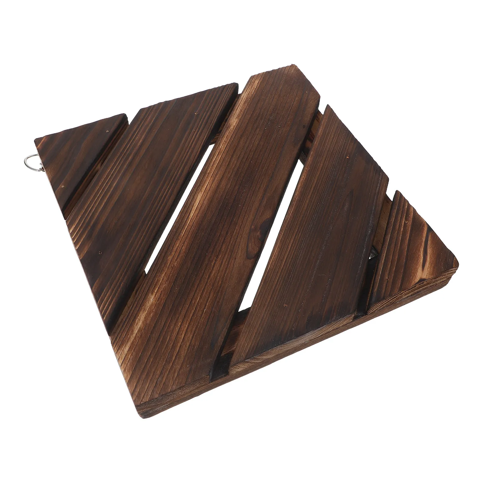 Фото Деревянная настенная доска для растений Fern Mounting Board, вертикальный кашпо в деревенском стиле, декор для гостиной, настенный держатель для комнатных растений 10x10 №1