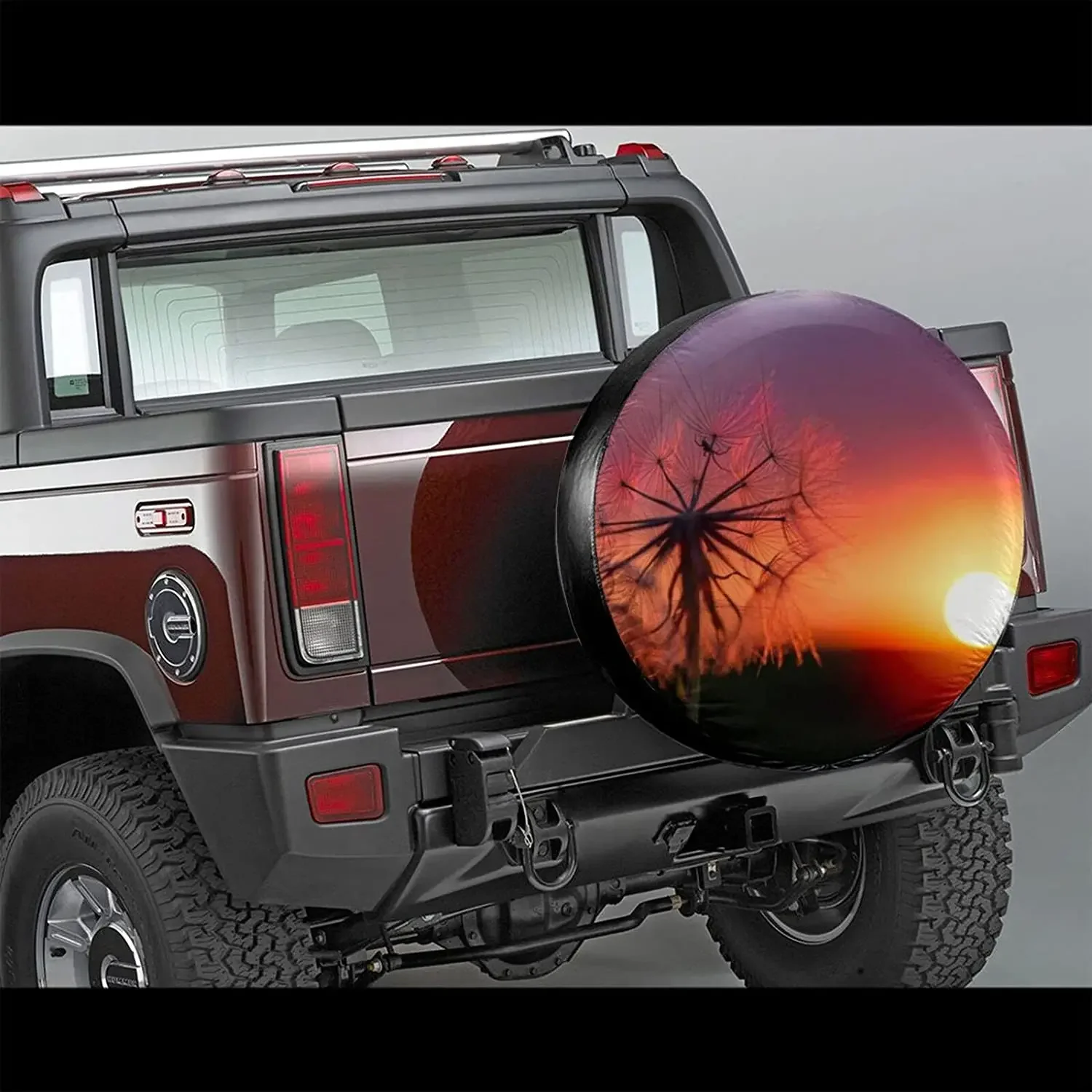 Delumie восход солнца Полиэстер запасные покрышки rv шикарные автомобильные