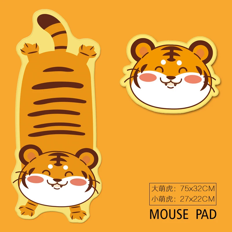 Милый Annim Расширенный игровой коврик для мыши со сшитыми краями нескользящий