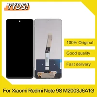 new 6 67 original for xiaomi redmi note 9s lcd display touch screen digitizer panel for xiaomi redmi note 9 pro m2003j6b2g lcd