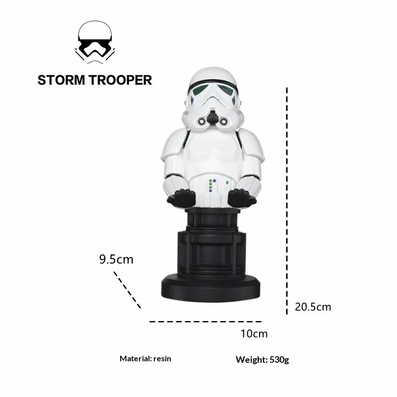 Фото Подставка-держатель для геймпадов Darth Vader для PS5, PS4, Xbox, подставка для геймпадов, настольный органайзер, декор для геймеров, модель аниме-фигурки №4