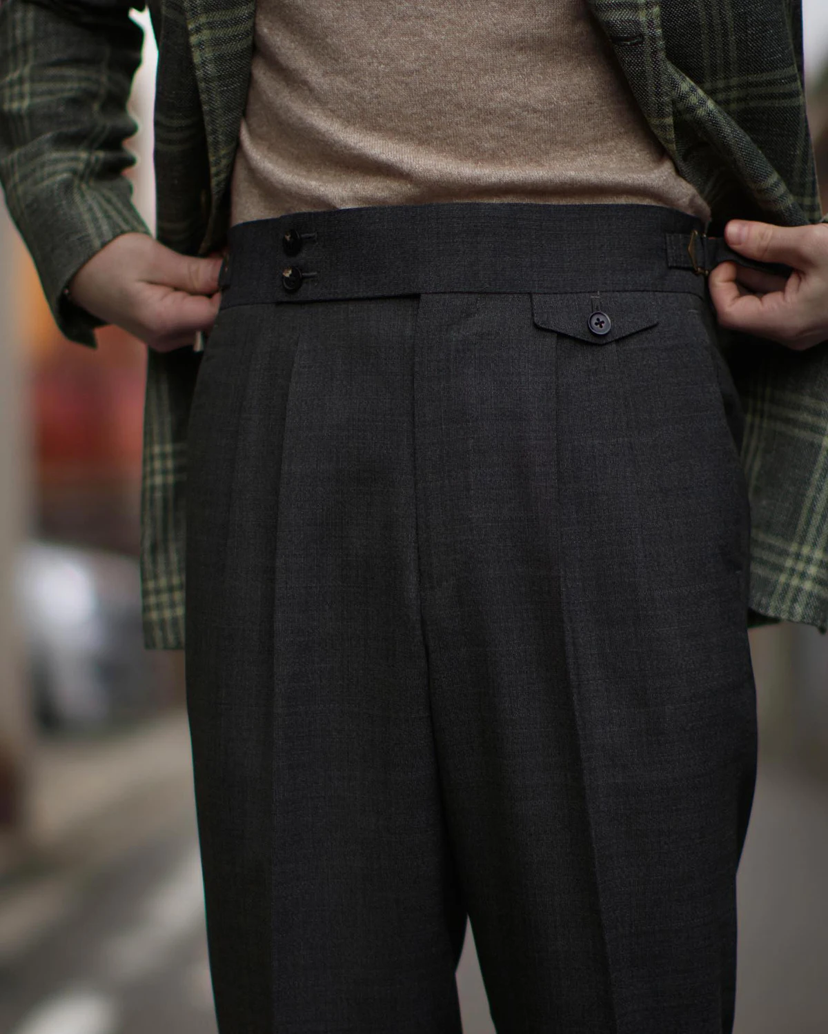 Рисунок 6 - Костюм мужской Клетчатый однобортный