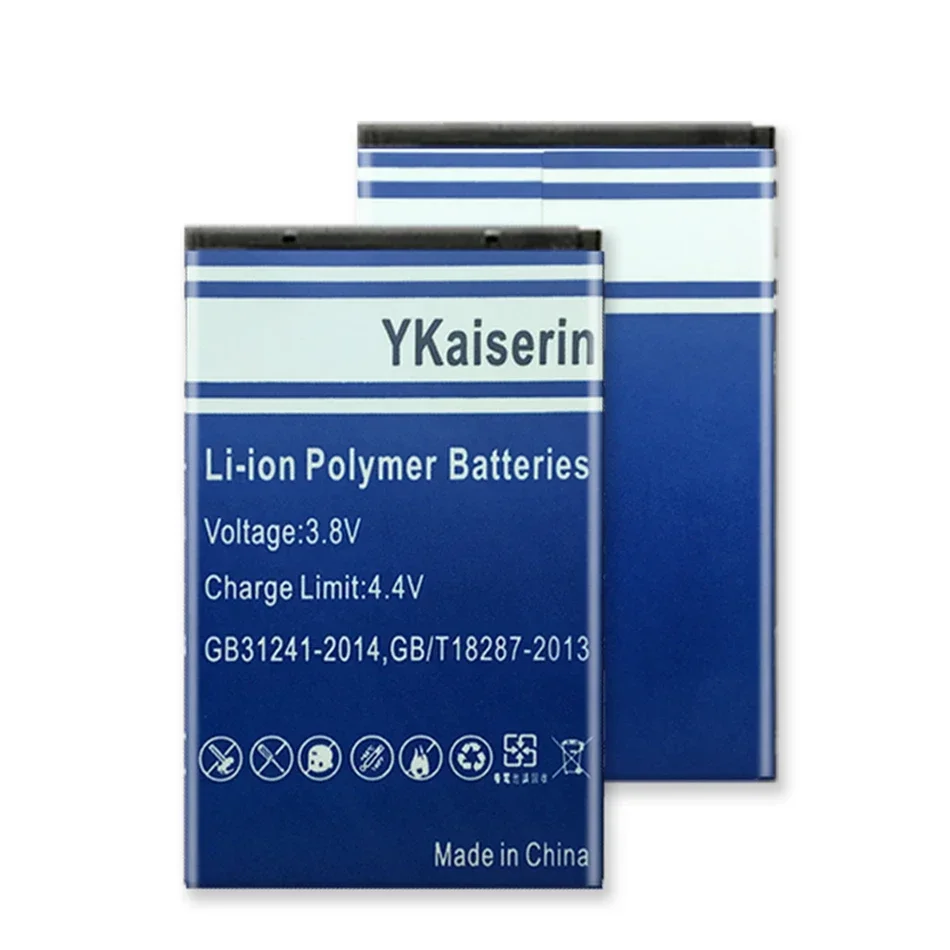 YKaiserin 3400 мАч BL4C BL-4C 3 7 В литий-полимерный аккумулятор для телефона Nokia 6100 6120 6600 6210