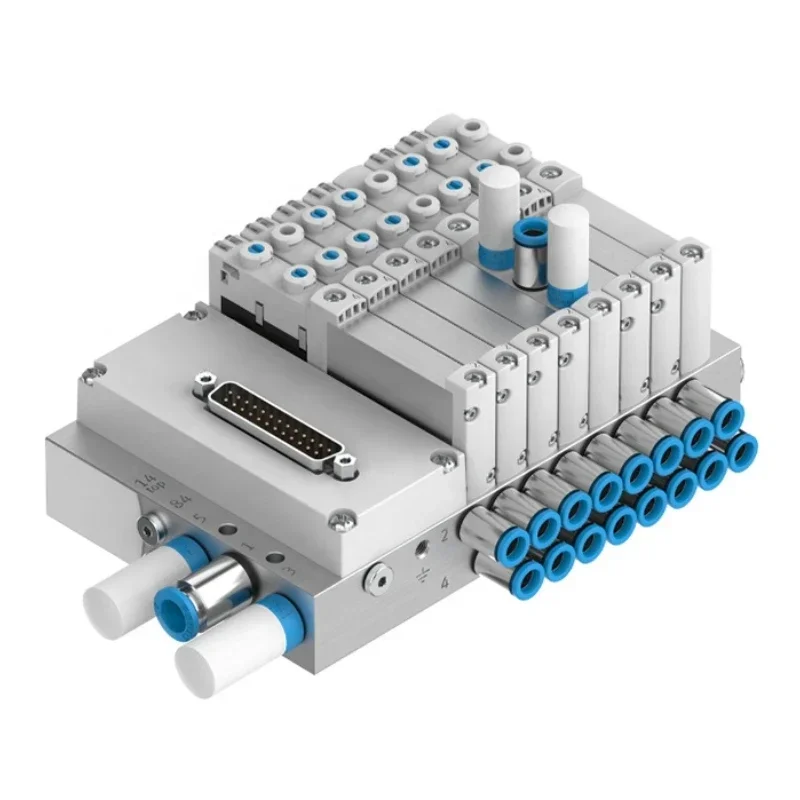 Новый клапанный коллектор 573606 VTUG-10-MSDR-B1TZ-25V20-Q6A-U-Q4S-6VKTS3VK + HMA2TV VTUG FESTO-