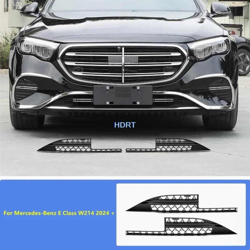 Фото Для Mercedes-Benz E Class W214 2024 + Стайлинг автомобиля, передний бампер, гоночные грили, резервуар для воды, пылезащитный чехол, сетка для защиты от насекомых, аксессуары №1