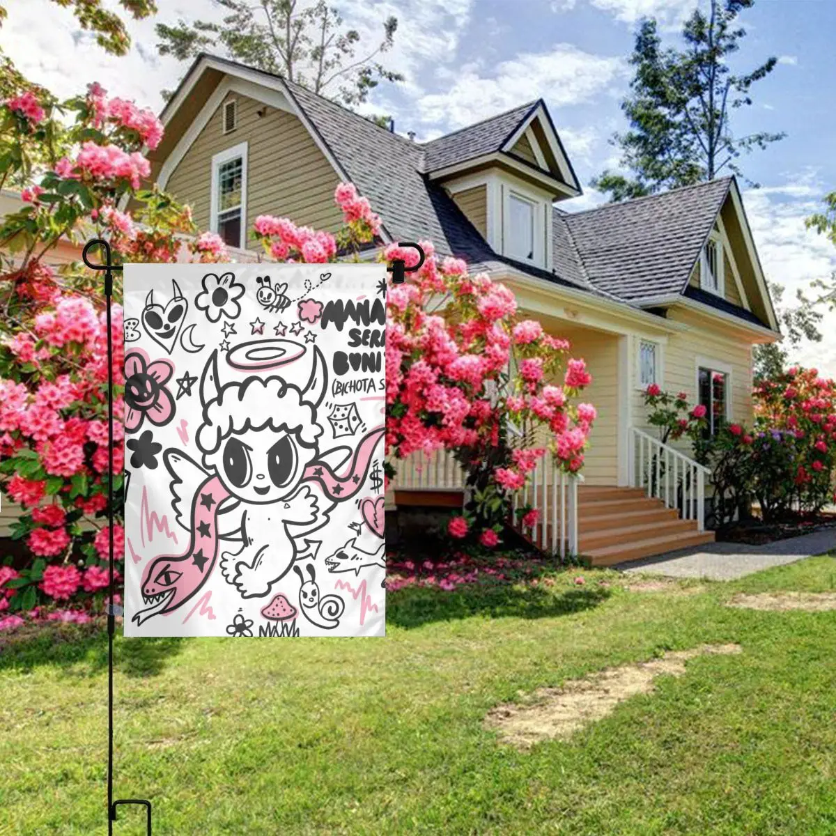 Пользовательский Reggae Ainger Karol G Bichota сезон Садовый флаг двусторонний внешний двор