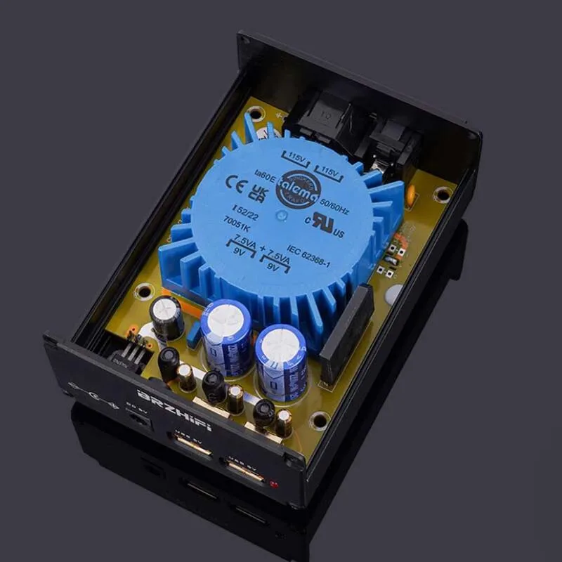 Двойной источник питания 5В USB 15 Вт Hi-Fi Линейный DC регулятор для CAS XMOS Raspberry Pi DAC