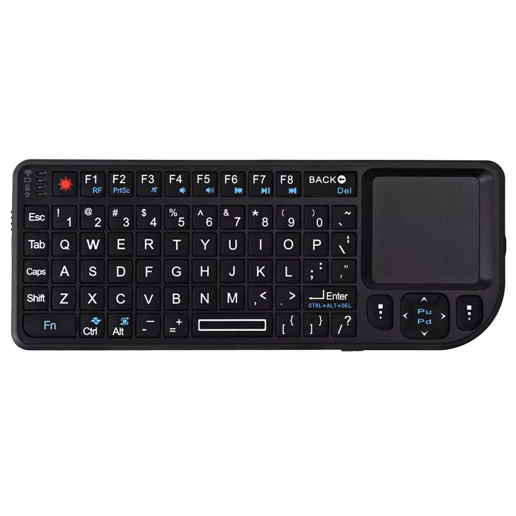 

2.4GHz Wireless Mini Touchpad Keyboard With IR Light Keyboard For HTPC PS3 PS4 Wireless Rechargeable Keyboard Slim 423#3