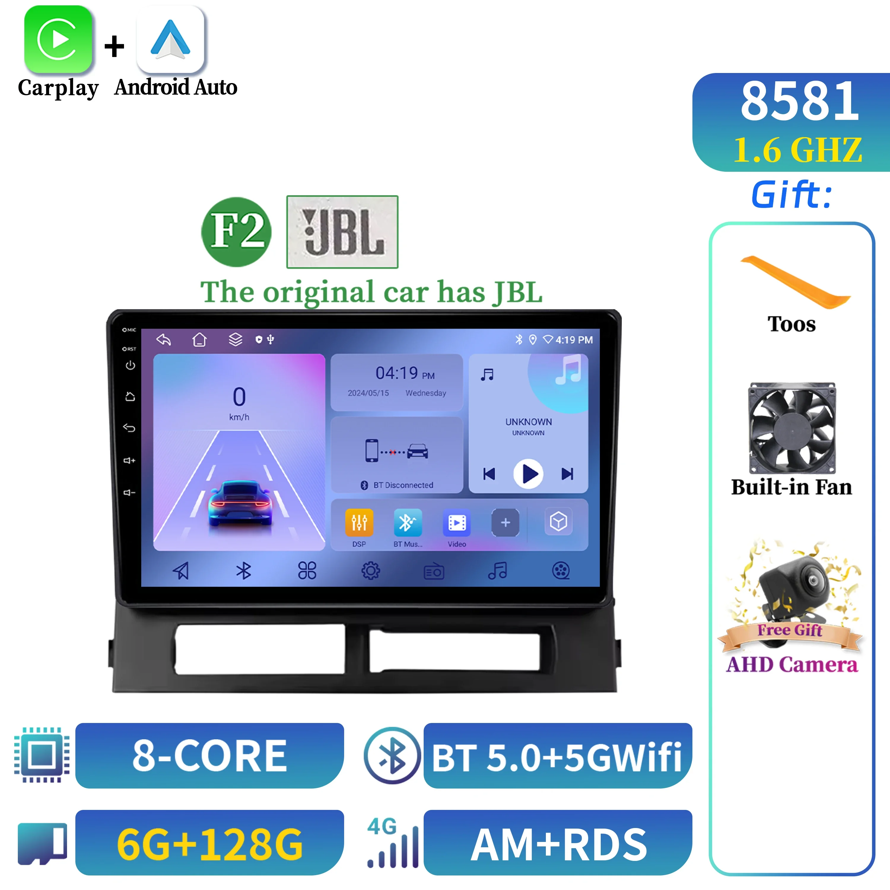 

Android 14 для Toyota Prius XW20 II 2 2003-2011 Автомобильный радиоприемник Мультимедийная навигация 4G Мультимедиа BT Carplay Сенсорный экран головного устройства