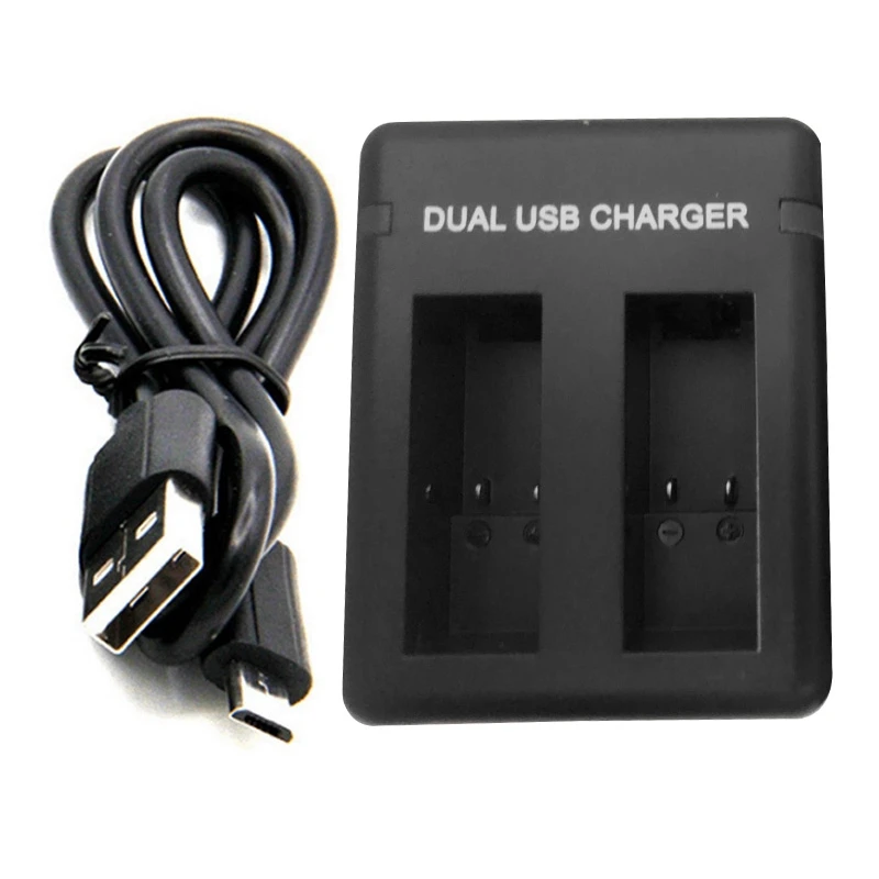 Dual Port Slot AHDBT-501 Battery Charger For Gopro Hero 5 6 7 8 HERO5 Black Cam