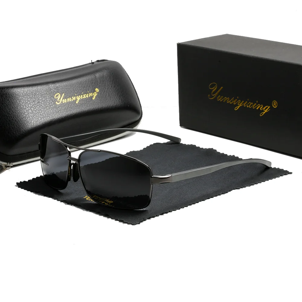 

YUNSIYIXING Men's Polarized Sunglasses Driving Glasses Male Change Color Sun Glasses Men Vintage Fishing Day Night Vision UV400