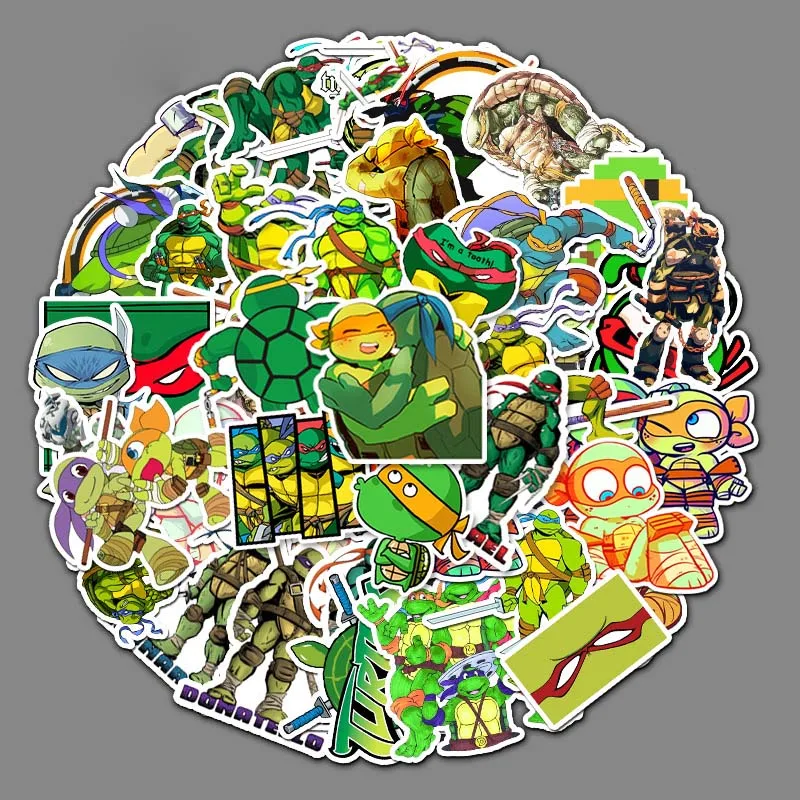 

52 шт./компл. фигурки героев мультфильма Лео Раф Майк черепахи Дон куклы черепахи аниме тартаруга руки ноги могут двигаться игрушки для детей...