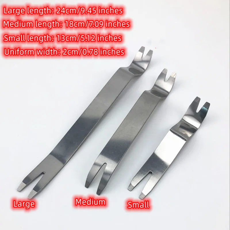 

Car Universal Audio Door Disassembly Metal Steel Anti-slip Panel Interior Dashboard Pry Removal Buckle Tool Accessories