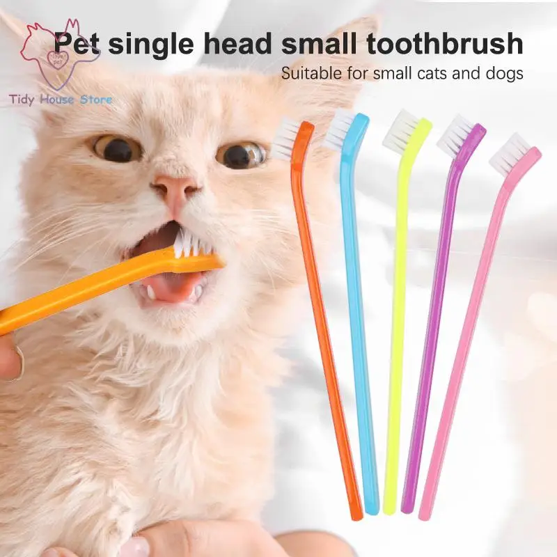 

Dog Toothbrush Teeth Cleaning Bad Breath Care Cat Puppy Pet Grooming Toothbrush Cleaning Supplies Pets Accessories