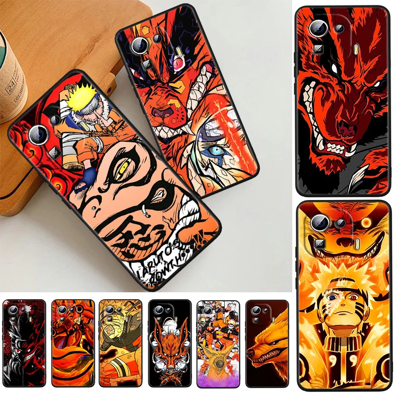 

Naruto Nine Tails Animation For Xiaomi Mi 12 12X 11T 11 11i 10i 10T 10S Note 10 9T 9 SE Lite Ultra Pro 5G Black Capa Phone Case