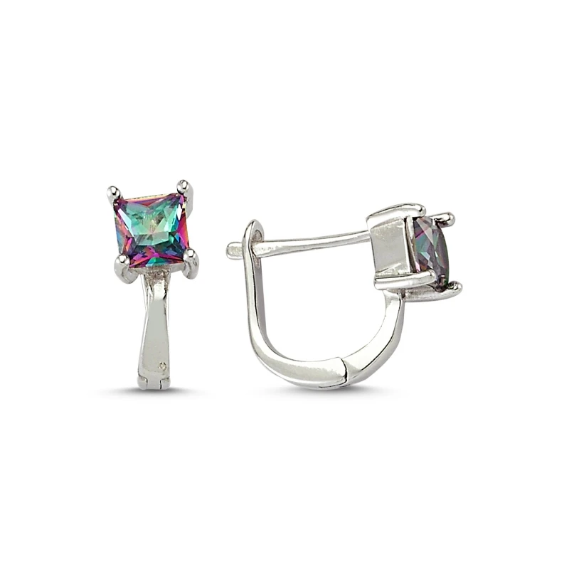 

Silver 925 Sterling Zircon Stone Earrings