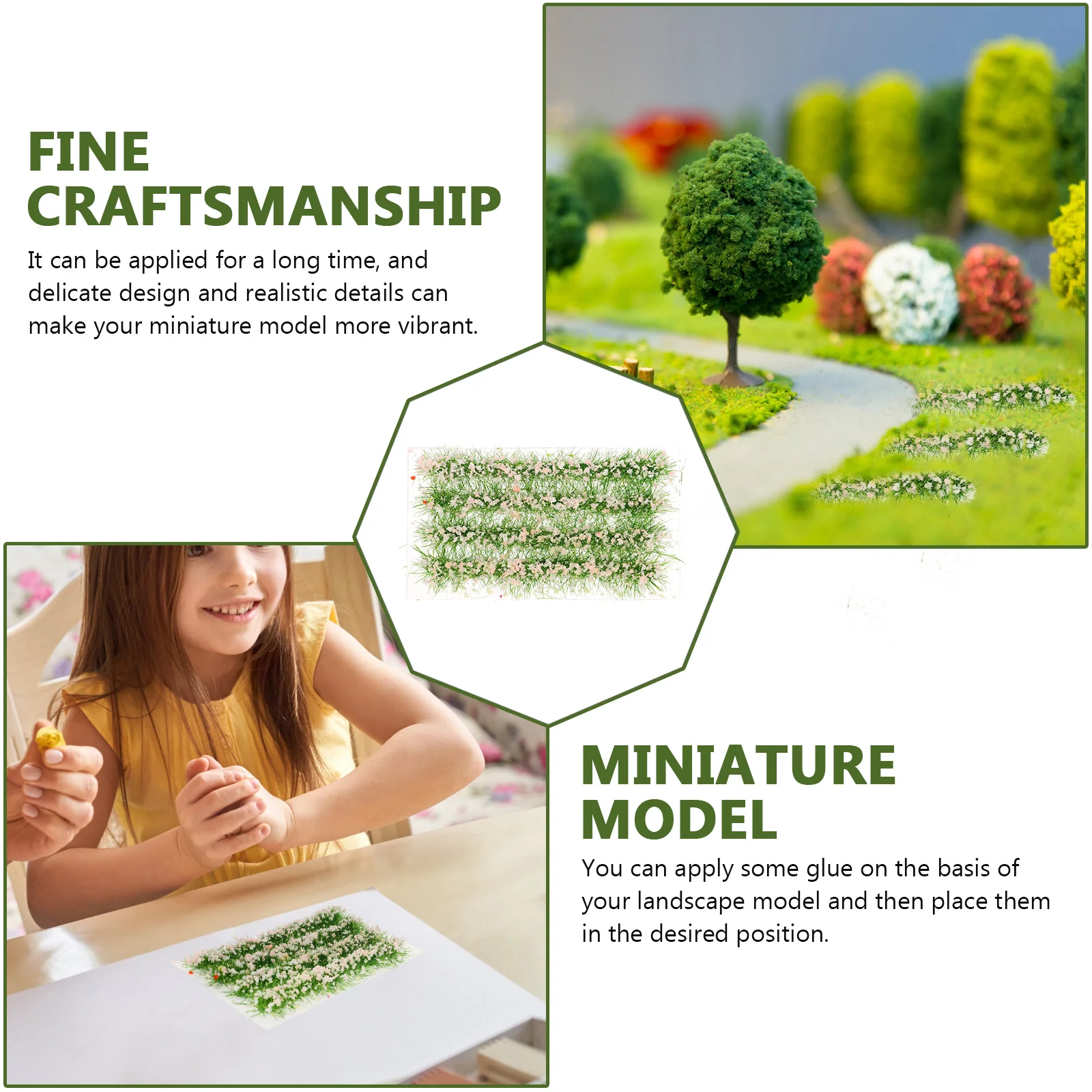 Поддельные подсолнухи искусственная трава домашние растения микро-пейзаж набор