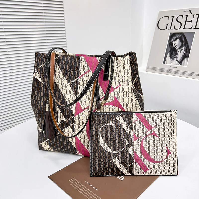 

Large Capacity Classic Bags for Women 2022 New Fashion High Quality Vintage Print Luxury Brand Women Wallets and Bags Gg Cc Sac