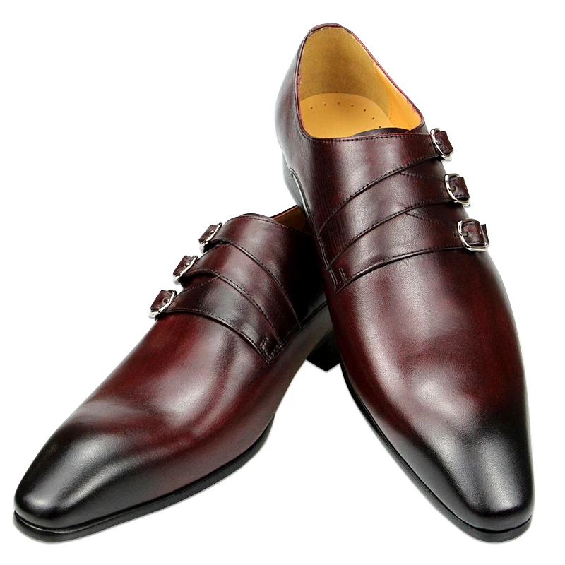 Dress Casual Leather Shoes Men's New British Leather Shoes Italian Style Designer Loaer Business Genuine Leather Pointed Toe