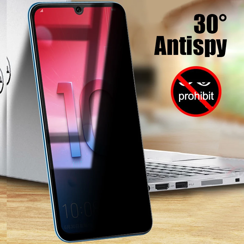 

Антишпионское закаленное стекло для huawei honor 10 lite 10i 8a 8x 9x v20 20 pro light тонированная защита экрана honor 10 lite 8 x a стекло
