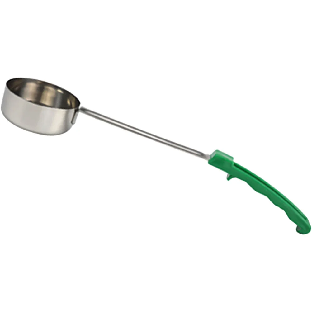 

Flat Sauce Spoon Cereal Dispensers Ladle Home Plastic Handle Spatula Multifunctional Stir Ketchup Stainless Steel + Pizza