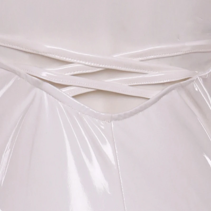 ROLECOS BiCute Rurudo Artist костюм белого кролика для девочек женский эластичный кожаный