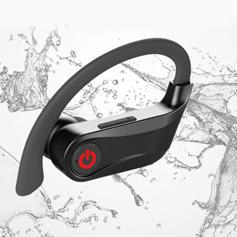 Лучшие предложения Bluetooth 5.1 наушники с дисплеем LED, звук 9D стерео, крючки для ушей, беспроводные наушники для Huawei P30 Pro Xiaomi Note 7 Mi 9.