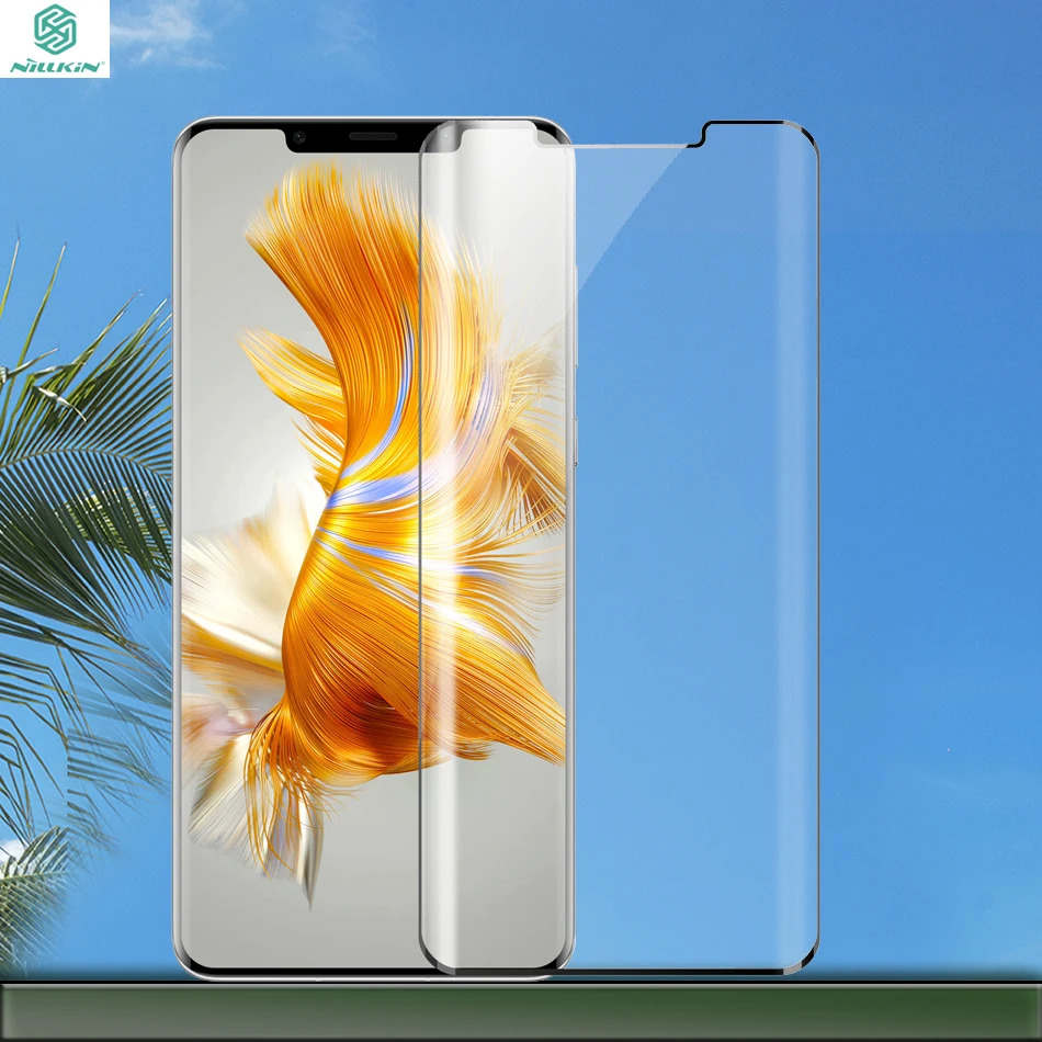 

2PCS For Huawei Mate 50 Pro NILLKIN Impact Resistant Curved Film Explosion-proof Anti- fingerprint Shatter-proof