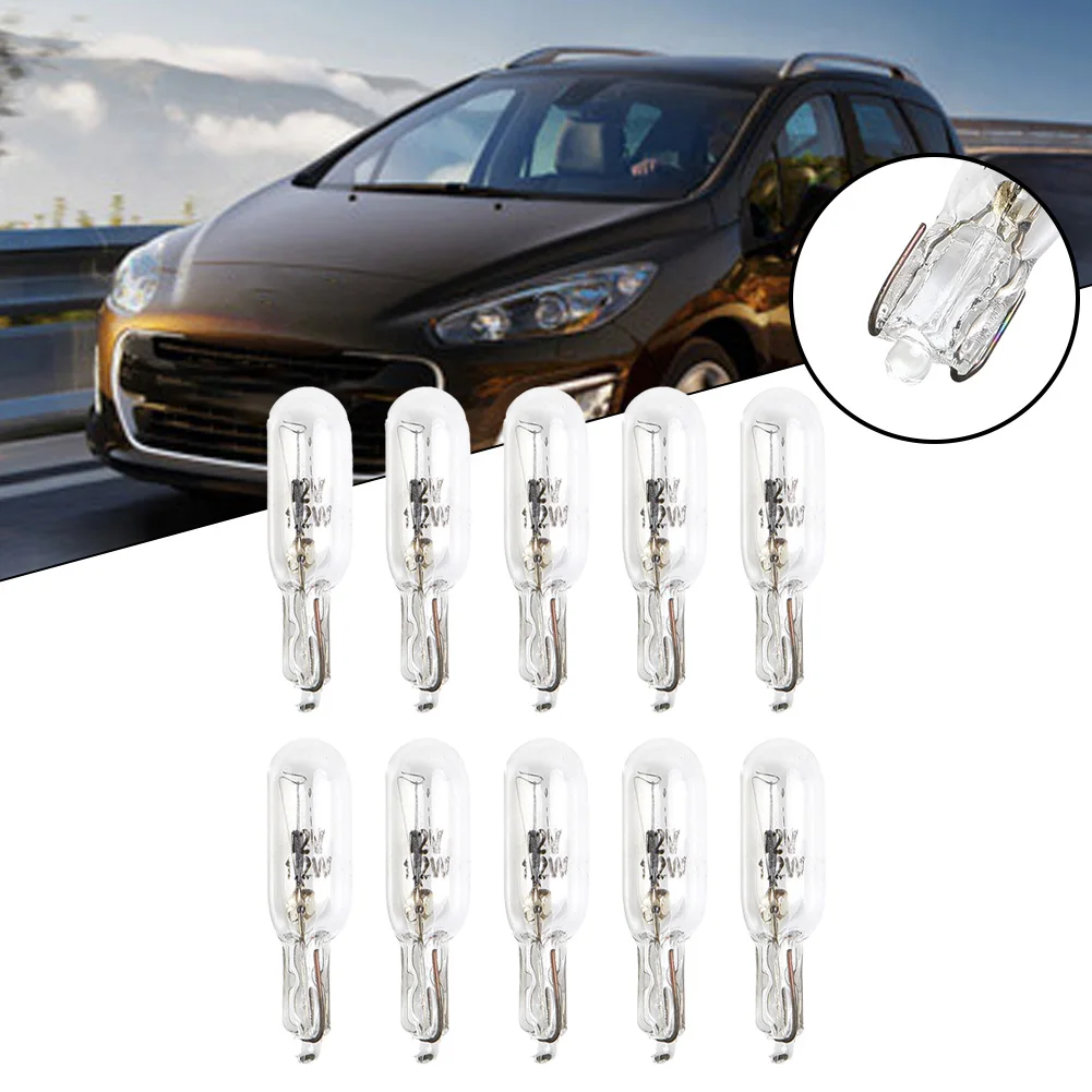 

10PCS T5 286 12V 1.2W Car Dashboard Light Bulb Or Instrument Panel Bulb Automobile Light Bulbs