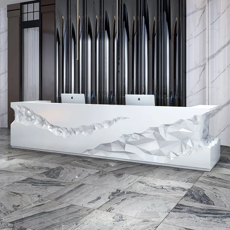 Элегантный офисный стол Fisktion Counter Table Центр клиента для приема Роскошная мебель