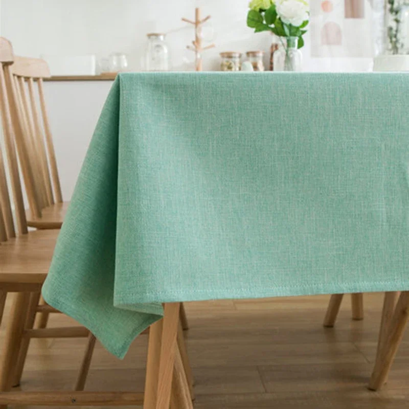 

Solid Linen Tablecloth Decorative Home Kitchen Table Cloth For Party Banquet Wedding Nordic Table Cover Toalha De Mesa Manteles