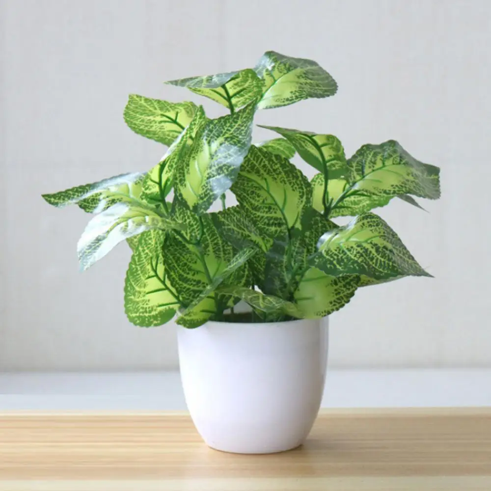 

Fake Flowers Artificial Plants Bonsai High-grade Small Tree Simulated Artificial Green Plant Table Potted Ornaments Pot Plants