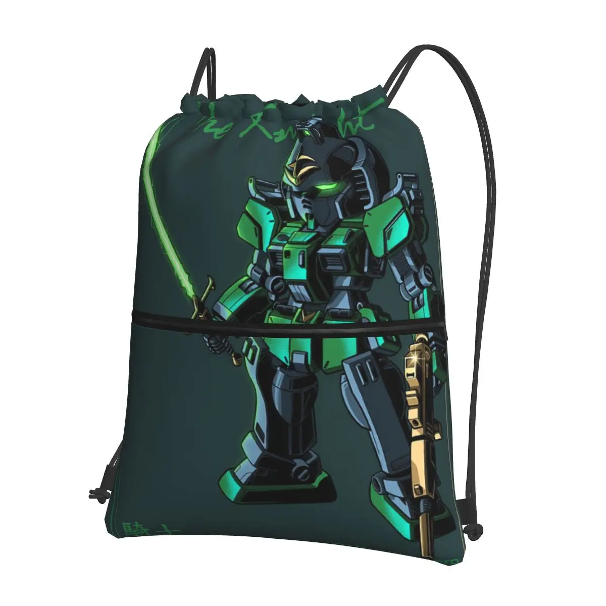 

The Knight Ver. 2 Portable Backpacks Drawstring Bag Casual Drawstring Bundle Pocket Storage Bags For School Students