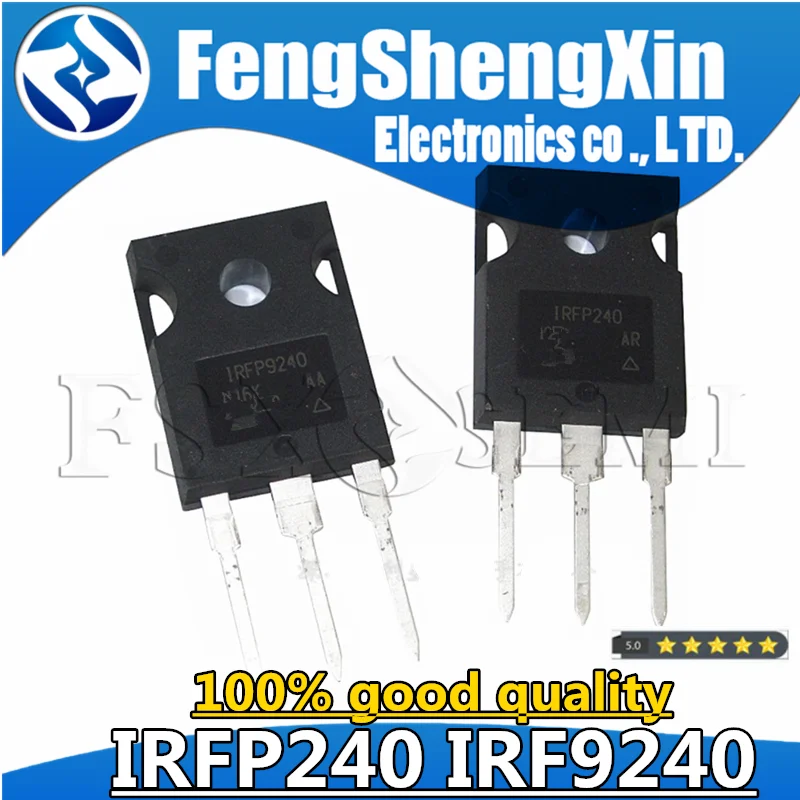 

2pcs/lot IRFP240 IRFP9240 1pcs IRFP240N + 1pcs IRFP9240N TO-3P Power MOSFET